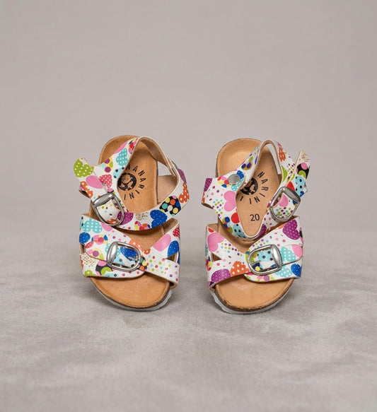 Infant Neon Yellow Canary Sandals