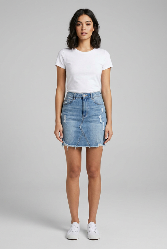 Women's Denim Mini Skirt