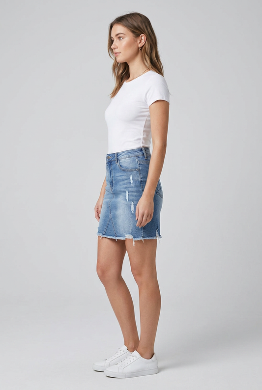 Women's Denim Mini Skirt