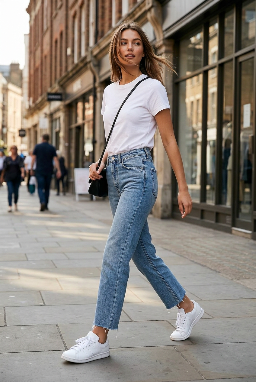 Jeans Straight Leg Donna