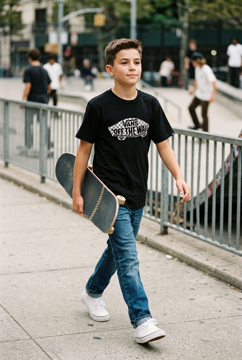 T-Shirt Vans Bambino