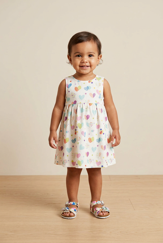 Infant Neon Yellow Canary Sandals