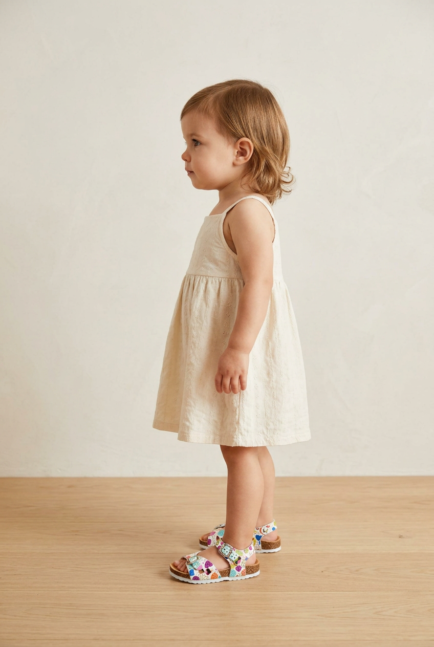 Sandali Canarini Gialli Bambina