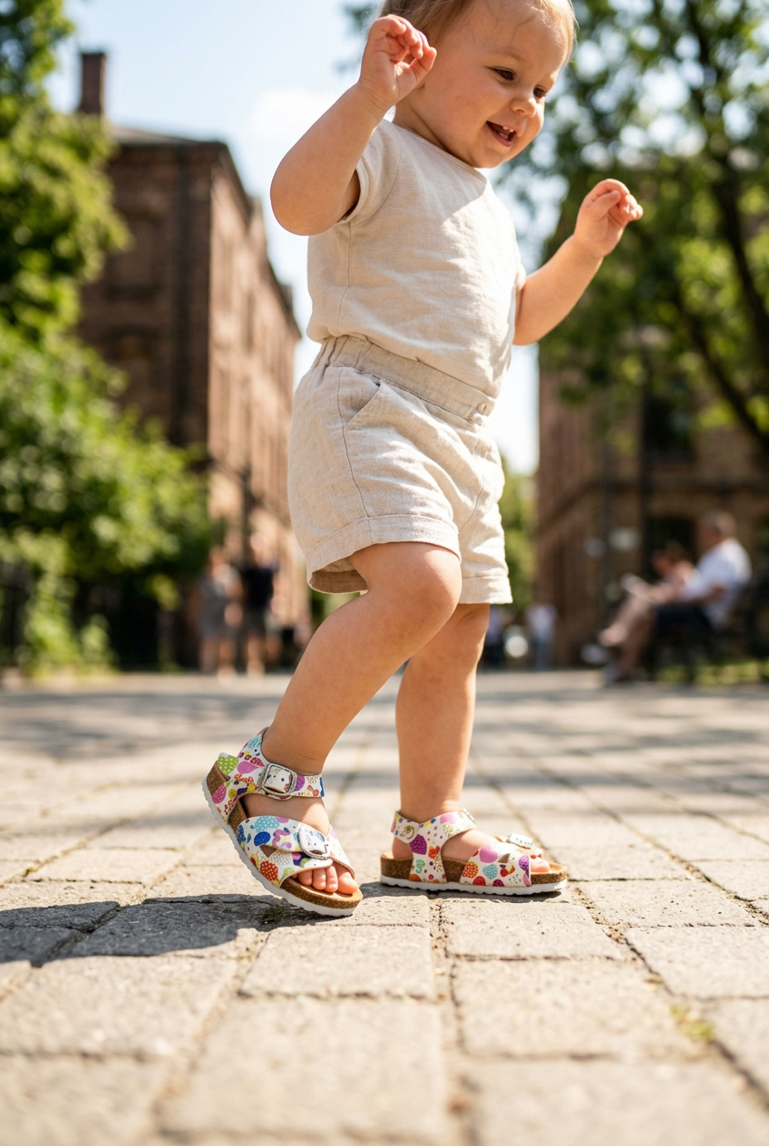Sandali Canarini Gialli Bambina