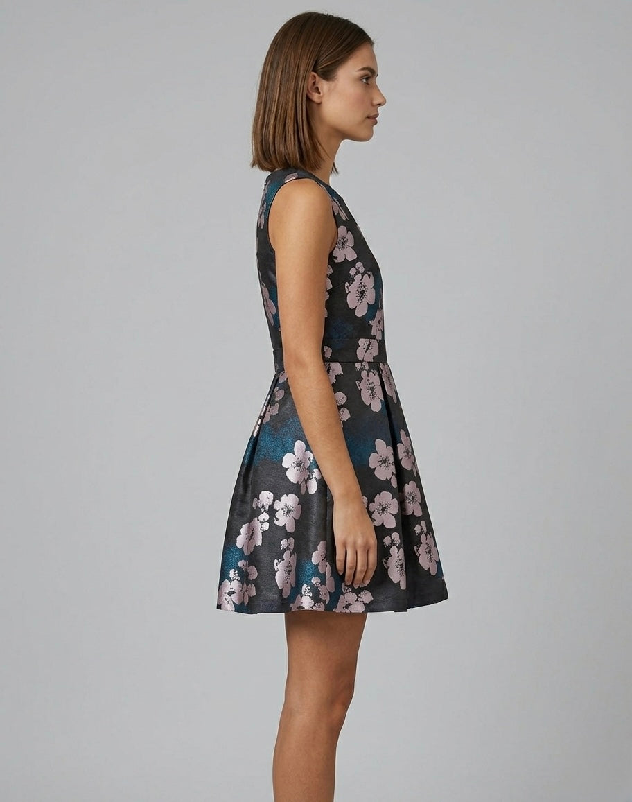 Women's Floral Jacquard Dress
