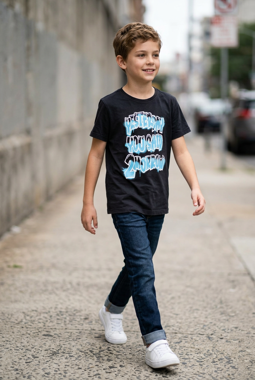 T-Shirt BluKids Bambino